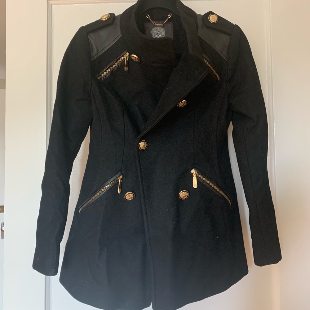 Vince Camuto military winter peacoat